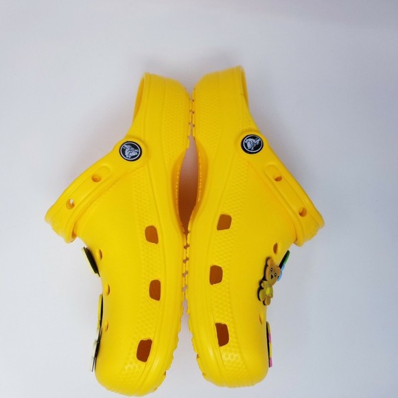 CROCS Shoes Crocs X Justin Bieber X Drew House Yellow Classic Clog